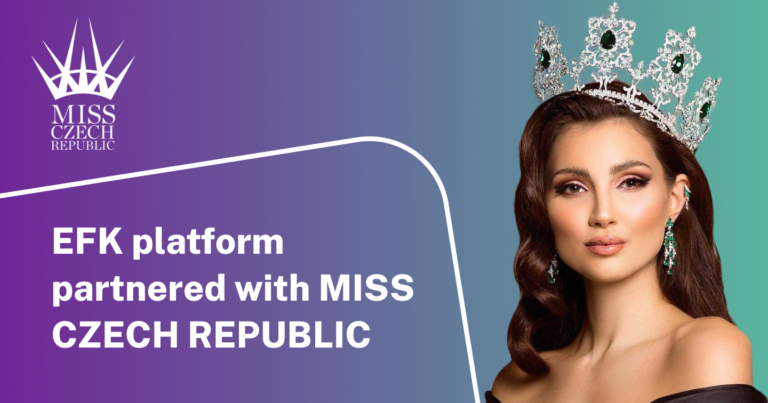 EFK platform partnered with Miss Czech Republic